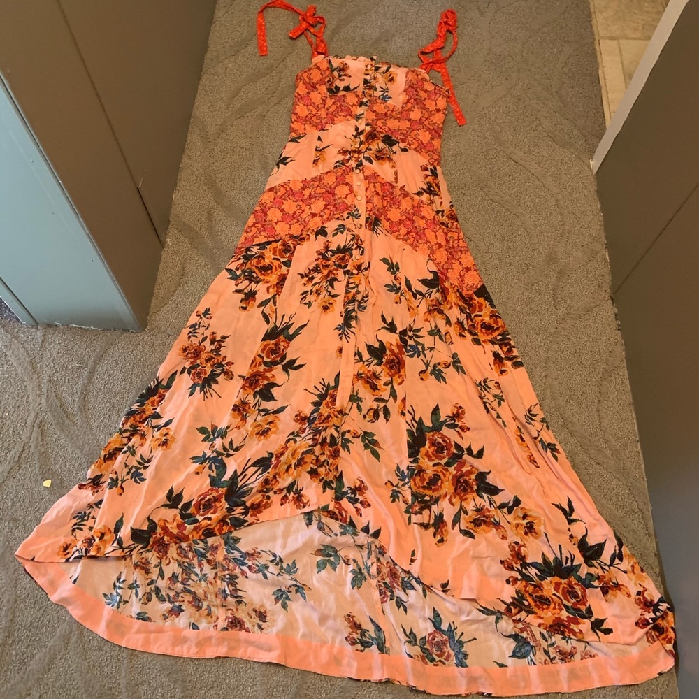 Peach dress